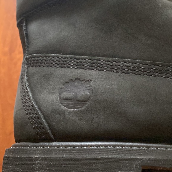 ** Timberland Premium Waterproof Convenience Boots Black Nubuck Women’s 9 - Picture 5 of 8